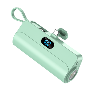 Capsule Power Bank Mini Nouveaux Produits 2025 Haute <span class=keywords><strong>Capacité</strong></span> 5000mAh Chargeur Portable <span class=keywords><strong>Batterie</strong></span> <span class=keywords><strong>Externe</strong></span> Au Lithium Packs USB Power Banks - Product Image 4