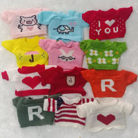 Vêtements pour animaux Little Bear, tenues de remplacement pour figurines d'ours en peluche, accessoires, pull à capuche, rembourrage en coton PP, unisexe