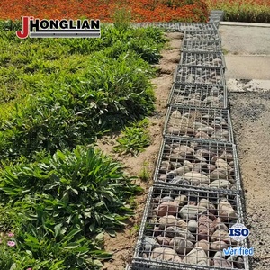 Steel Wire <strong>Mesh</strong> Welded <strong>Gabion</strong> Stone Retaining Wall Hexagonal <strong>Mesh</strong> Stone Fence Gabbione Cage for <strong>Gabions</strong> Prices - Product Image 3