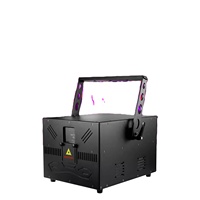 Projecteur laser DJ RVB DMX512 3W-10W pour animation de scène de mariage, faisceau lumineux couleur, en alliage d'aluminium, pour KTV, piste de danse et éclairage de parc à thème