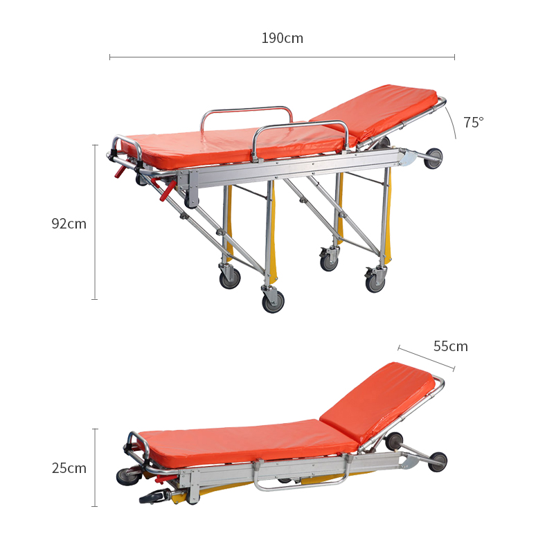 MN-AS009  Height Adjustable MRI Stretcher