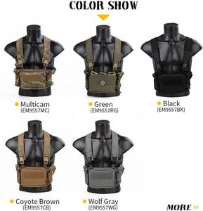 स्पॉयर माइक्रो छाती निहित मिनी शैली संगत छाती स्ट्रैप सामरिक बैकपैक हल्के समायोज्य यूनिक्स कोयोटे ब्राउन - Product Image 6