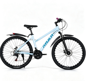 Mountain Bike con Telaio Inclinato per Adulti con Freni a Disco per Cross-Country - Bici da Montagna per Studenti e Pendolari con Portapacchi - Product Image 1