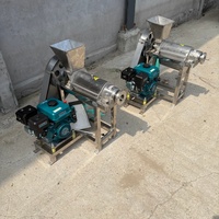 Grote gember-schroefpersmotor voor fruitverwerkingsbedrijven, hoge productiviteit industriële sapcentrifuge voor mango's en perziken, 1500W