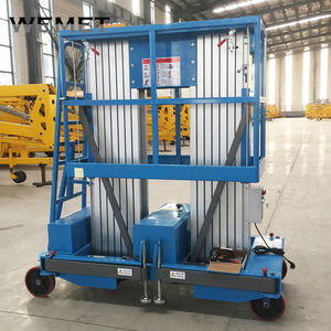 10 मीटर 250 किलोग्राम मोवेबल मस्ट सीढ़ी लिफ्ट हाइड्रोलिक कॉलम एल्यूमीनियम मिश्र धातु इलेक्ट्रिक एक आदमी मंच के साथ - Product Image 1