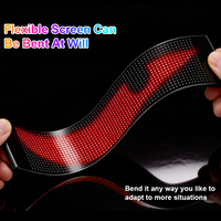 Panneau LED Matrix BGZM Devil Eyes, écran d'affichage LED flexible, grand écran programmable pour camion, voiture
