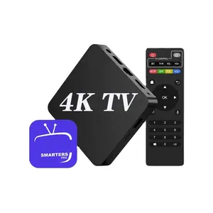 Kotak tv Ip baru 4K M3u 12 bulan garansi dengan Gratis kredit tes Reseller Panel Ip Tv EX YU IPTV pintar kode Pro