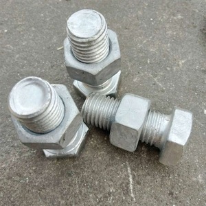 Pernos y Tuercas Hexagonales DIN933, Acero al Carbono con Recubrimiento de Zinc, Rosca Completa, Grados 4.8, 8.8, 10.9 - Product Image 1