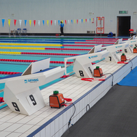 Système de temps de natation sans fil Système de temps et de score de natation Système de démarrage de natation Pad tactile pour piscine olympique