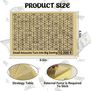 กล่องประหยัดเงินสติกเกอร์กลยุทธ์ที่ท้าทายสำหรับกล่องไม้กระปุกออมสินกล่องเงินสด - Product Image 2