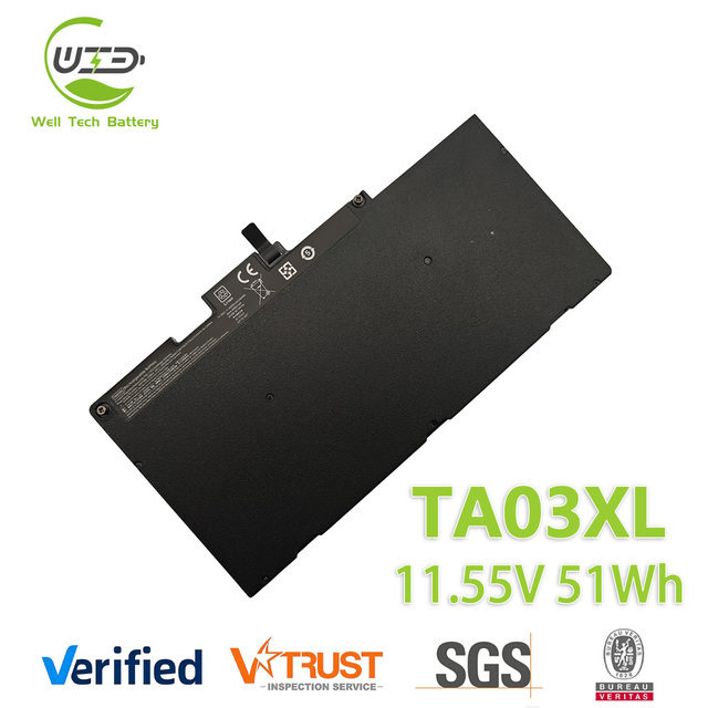 TA03XL HSTNN-IB7L 854108-850 Laptop Battery Replacement for HP EliteBook 745 755 840 848 850 G4 Series ZBook 14u 15u G4 MT43