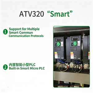 ไดรเวอร์ปรับความถี่ ATV320U15N4C ราคาประหยัด ไดรฟ์ AC 3 เฟส คอนเวอร์เตอร์ปั๊ม VFD ตัวแปลงความถี่ - Product Image 3
