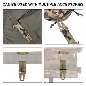 พวงกุญแจคาราไบเนอร์ไนลอน Sinairsoft อเนกประสงค์ แบบยุทธวิธี สำหรับกระเป๋าเป้กลางแจ้ง อุปกรณ์ป้องกันตัว ขายส่ง - Product Image 5