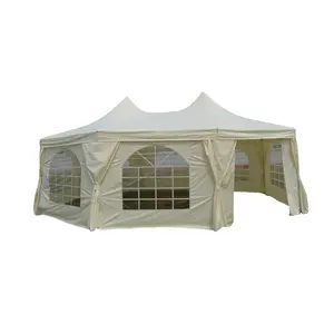 Kanopi luar ruangan 4m x 4m 20/20 15x15 3x3 25x20 4x12 m 20 ft x 20 ft 10m x 10m harga tenda Pagoda pesta untuk dijual