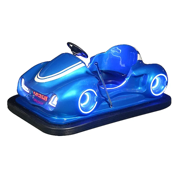 Coche de parachoques Guandong que funciona con monedas, parque de parachoques de metal comercial para padres e hijos, 1 asiento, zona de giro, coches de choque eléctricos a la venta