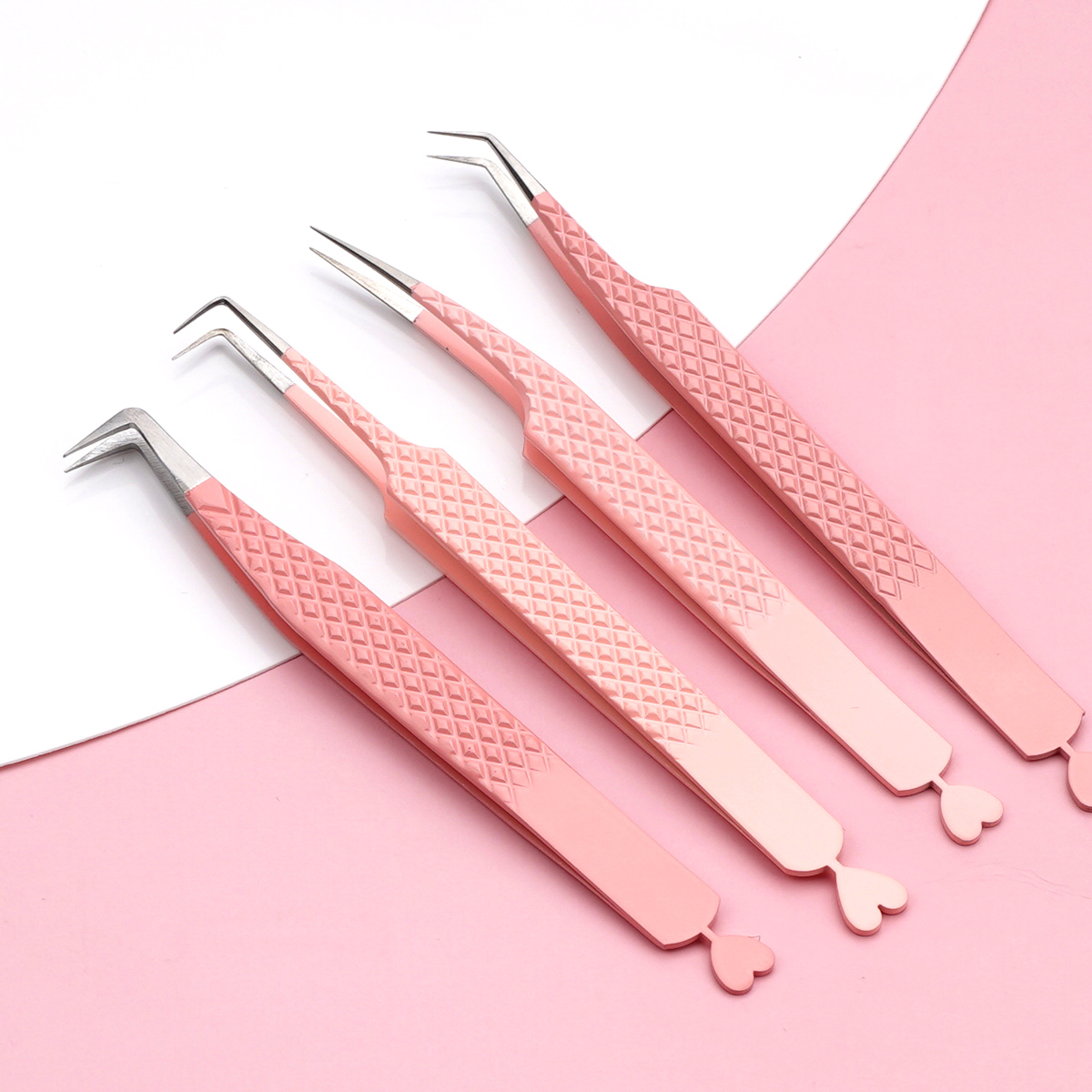 thought lash ２枚 Dotted Lash Tweezers Japanese Stainless Steel High Quality