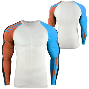 Custom Made Rash Guards High Quality BJJ MMA Men Rash guard High Quality Custom Men Rash guard Long Sleeves <b>Compression</b> <b>Shirts</b> - Product Image 3