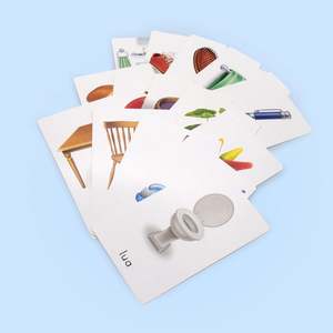 Tarjetas de Aprendizaje Personalizadas con Diseño Impreso, Papel Plastificado Mate Resistente, Tarjetas Educativas para Niños en Francés - Product Image 1