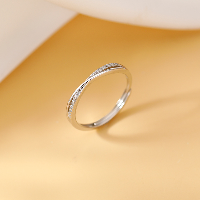 S925 Pure Silver Ring - Sophisticated Simple Ring with Unique and Niche Design, Exquisite and Trendy, Index Finger Ring.