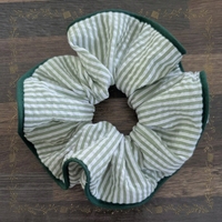 Élastiques à cheveux rayés faits à la main, accessoires pour cheveux, attaches pour queue de cheval, bandeaux pour femmes - Logo personnalisé, vente en gros