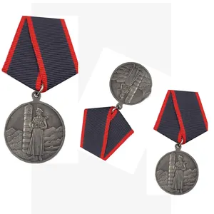 강도 제조 업체 도매 골동품 수공예품 방어 금속 사용자 정의 저렴한 메달 명예