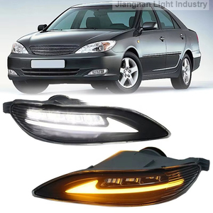 Đèn LED DRL chạy ban ngày, đèn sương mù cho <span class=keywords><strong>Toyota</strong></span> Camry Solara 2002 2003 2004 <span class=keywords><strong>Corolla</strong></span> 2005 - 2009, tích hợp xi nhan, đèn sương mù cản trước - Product Image 1