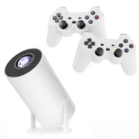 YDH-F300 PRO 2025 Nouveau projecteur vidéo intelligent 4K HD 800 lumens, portable, Android 12, manette de jeu 3D, mémoire 2G, projecteur de jeu