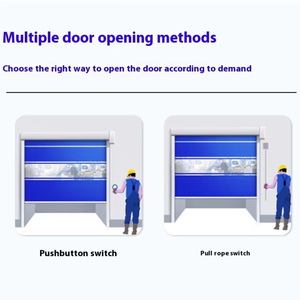 Portes <span class=keywords><strong>à</strong></span> enroulement sur mesure très demandées, adaptées aux entrepôts, ateliers, magasins, résistantes au vent et faciles <span class=keywords><strong>à</strong></span> utiliser, portes rigides - Product Image 5