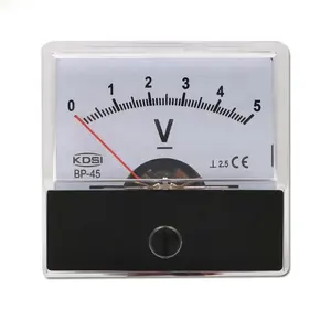 Einfache Bedienung BP-45 DC5V Analog DC Super-Mini Panel Mount Voltmeter