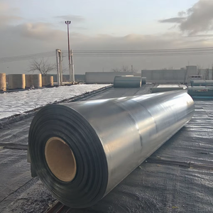 Revestimiento para Estanques de HDPE de 500 Micras - Geomembrana Negra Resistente a los Rayos UV, Equivalente a la Calidad <span class=keywords><strong>Solmax</strong></span>, para Estanques de Piscicultura - Product Image 1