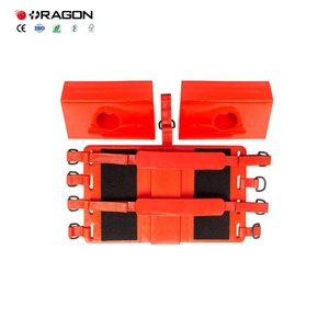 Immobilisation de tête en matière plastique haute densité d'urgence utilisée avec la planche vertébrale - Product Image 5