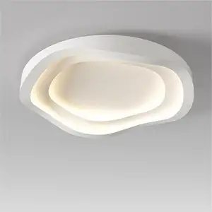 Personalidad creativa con forma de huevo con volantes sala de estar LED luz de techo arte moda simple decoración del hogar dormitorio lámparas de techo