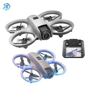 Drone de voltige GT3 68g RC à <span class=keywords><strong>grand</strong></span> écran lumineux, lumières LED, double caméra 4K, mini quadricoptère pliable avec stabilisation optique – Offre Spéciale - Product Image 1