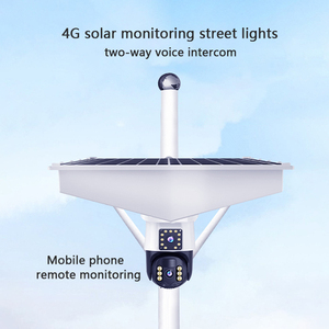 ไฟถนนพลังงานแสงอาทิตย์4MP แบบครบวงจรพร้อมกล้องวงจรปิดหน้าจอคู่4G WiFi สำหรับการรักษาความปลอดภัยกลางแจ้งและระบบไฟพลังงานแสงอาทิตย์อัจฉริยะ - Product Image 4