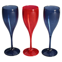 Flûtes à champagne personnalisées en plastique rigide, style vintage, pour mariage