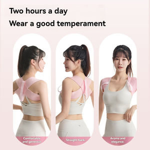 Sabuk pembenah punggung pria dan wanita, tali bahu kebugaran pembentuk ortopedi bahu terbuka untuk pria dan wanita - Product Image 2