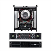 Amplificateur de puissance stéréo professionnel de haute qualité 2U 4 canaux amplificateur de puissance analogique équipement de sonorisation traditionnel amplificateur Audio