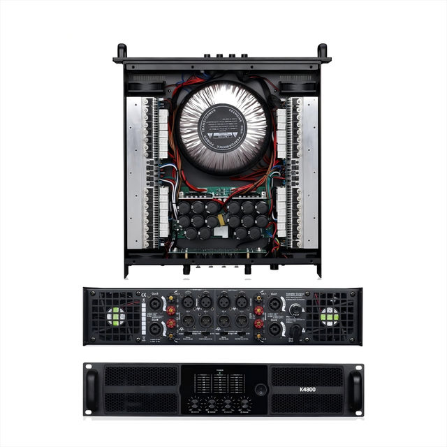 Professional High Quality Stereo 2U 4 Channel POWER Amplifier Analog Power Amplifier Traditional Sound Equipment Audio Amplifier