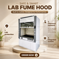 Hotte de laboratoire à prix compétitif pour toutes les applications, utilisation sécurisée des produits chimiques, petits laboratoires ventilés, hotte de laboratoire Mall
