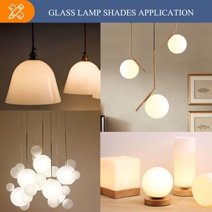 Handmade rõ ràng Glass Đèn bóng râm kích thước tùy chỉnh Mặt dây chuyền Glass chiếu sáng bóng thay thế cho trong nhà hiện đại mặt dây chuyền ánh sáng lịch thi đấu - Product Image 4