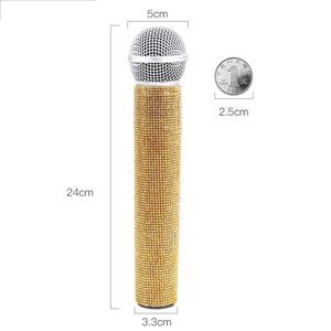 ไมโครโฟนปลอมแบบพลาสติกสำหรับพ็อดแคสต์ OEM ODM ของเล่นไมค์เสริมสำหรับการฝึกอบรม รายการวิดีโอ ทีวี จำหน่ายจำนวนมาก - Product Image 1