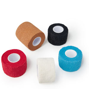 Bandage flexible cohésif Bandage cohésif en coton bande de sport Bandage élastique auto-adhésif de couleur mélangée - Product Image 6