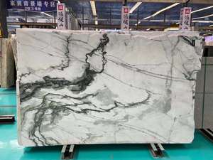 Elegantie Exotisch Groen Marmer Natuursteen Gepolijst Modern Ontwerp Voor Huisdecoratie Wandtoepassing Aanrechtbladen Met Witte Onderkant - Product Image 3