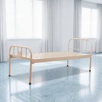 Lit médical multifonction contemporain en acier au carbone ZHONG BAI LH-MSF-05, design durable et léger, garantie de 2 ans