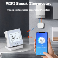 Termostato WiFi Intelligente Tuya per Caldaia a Gas, Uso Domestico e Alberghiero, Alimentato a Batteria USB, Segnale RF433, Controllo tramite App Smart Life