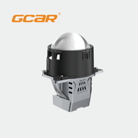 Faro Delantero con Lente de Proyector Bi-LED de 65W, Doble Reflector de Prisma TIR de 3 Pulgadas, GCAR 2026 Nuevo R6 MAX, Disponible para Todo Clima, para Automóvil