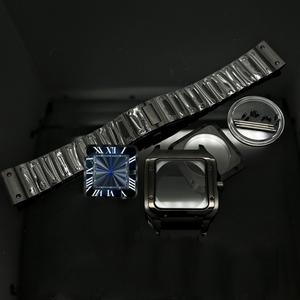 Boîtier de montre en acier 316L noir, argent, or rose de 38 mm, cadran de 27 mm - Pièces de réparation/modification pour mouvements automatiques <span class=keywords><strong>Seiko</strong></span> NH35/36 - Product Image 2