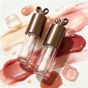 ISMAN En gros Tubes vides de 4 ml pour brillant à lèvres et huile à lèvres, design <span class=keywords><strong>lapin</strong></span>, couleur café chocolat, avec grand applicateur et <span class=keywords><strong>crochet</strong></span>, logo personnalisé - Product Image 2