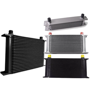 Refroidisseur d'huile moteur en alliage d'aluminium de qualité supérieure AN8 AN10 type britannique bleu noir argent pour système de refroidissement de voiture de course radiateur d'huile - Product Image 5