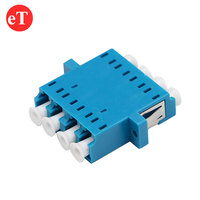 Empreinte FTTH SC avec bride LC UPC SM Quad connecteur adaptateur accessoires adaptateur fibre optique